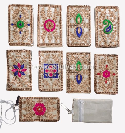 Zardosi Work Mobile-Phone Pouch Cover