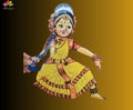 Bharatnatyam Dancer Wall Hanging