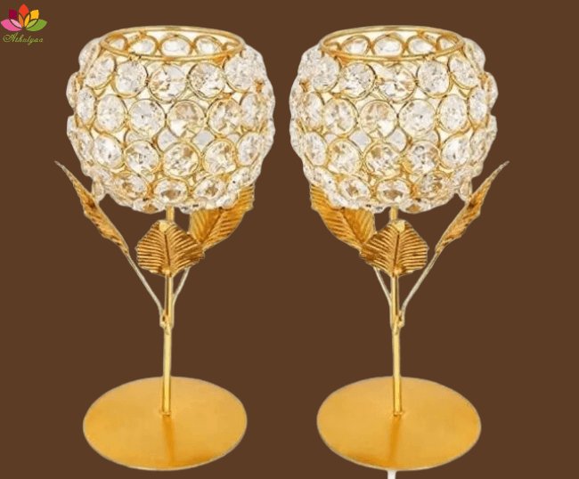 Crystal Candle Tlight Holder