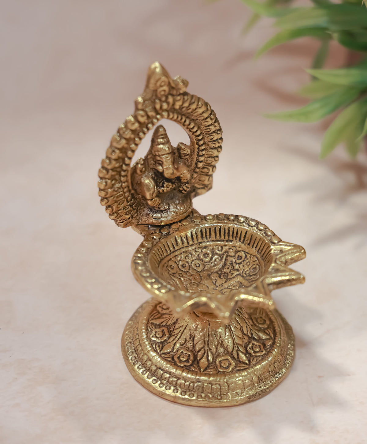 Ganesha Diya Oil Lamp