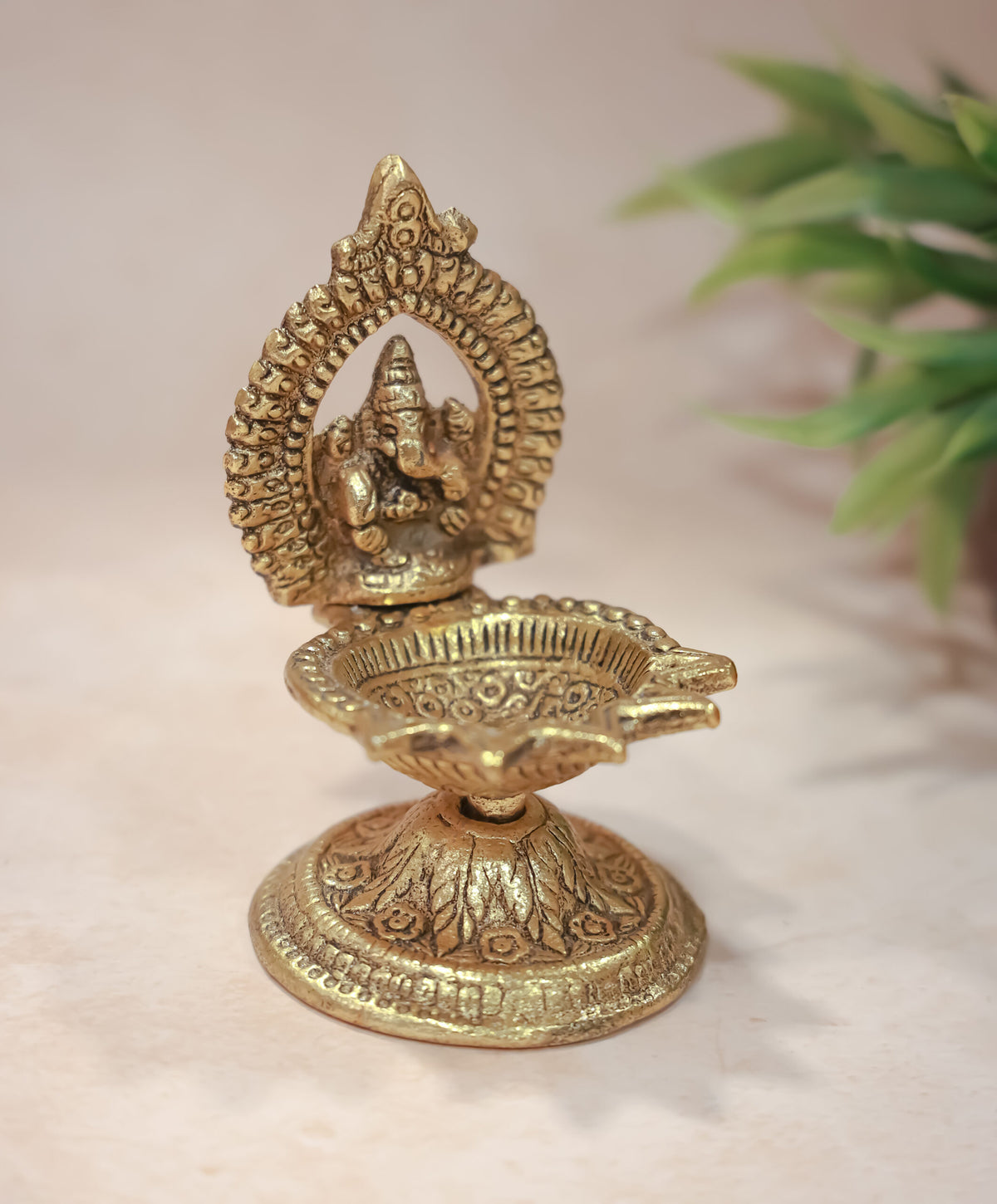 Ganesha Diya Oil Lamp