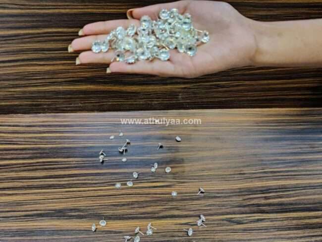 108 German Silver Flowers
