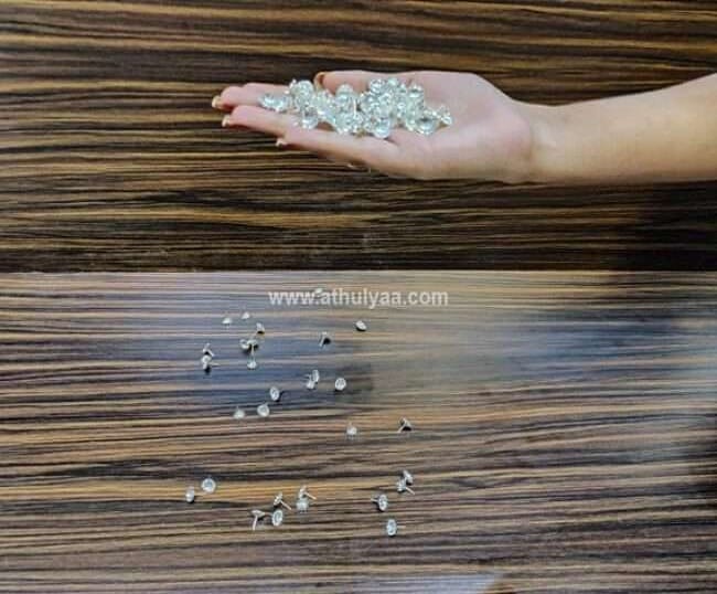 108 German Silver Flowers