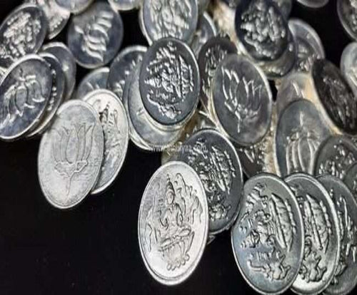 108 German Silver Lakshmi Coins