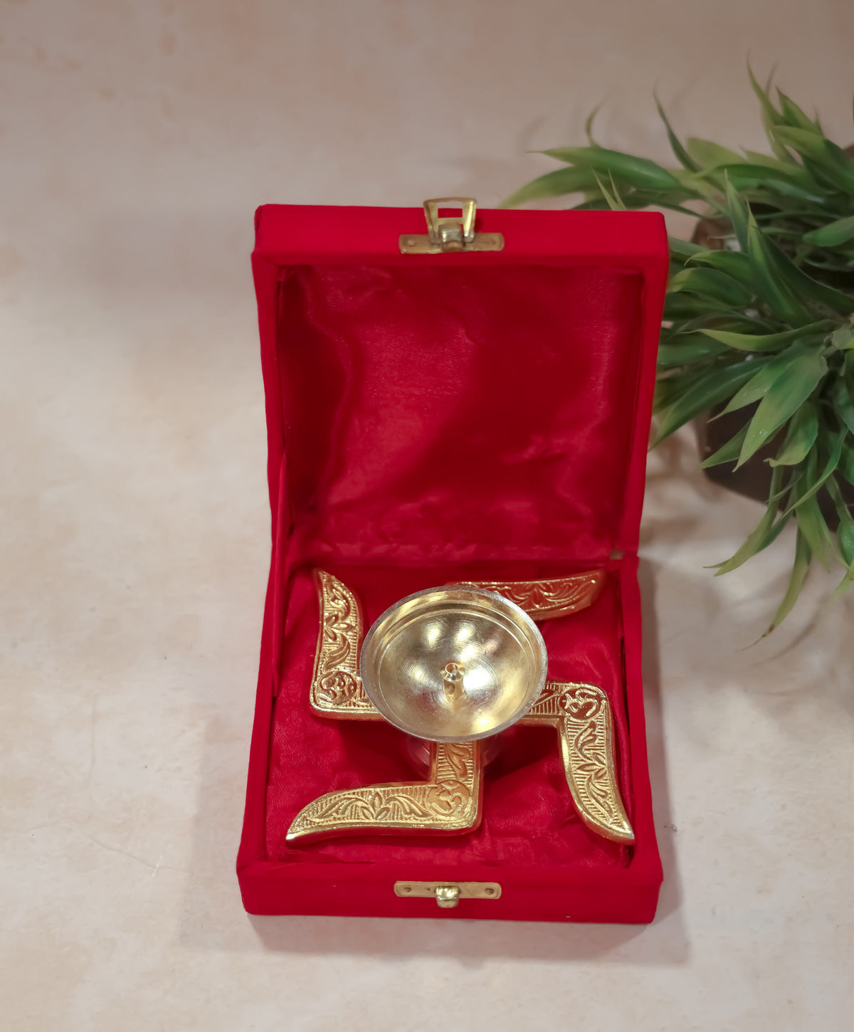 Swastik Diya in box