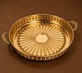 Ornate brass tray