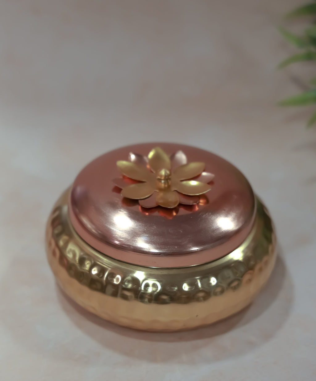 Metal Box Gold Finish - 50% OFF