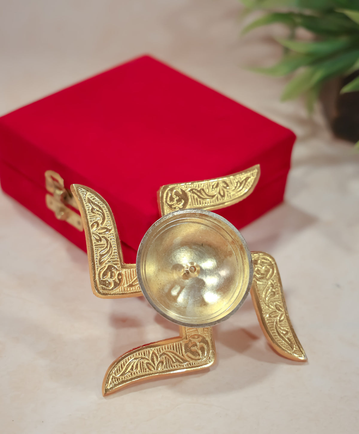 Swastik Diya in box