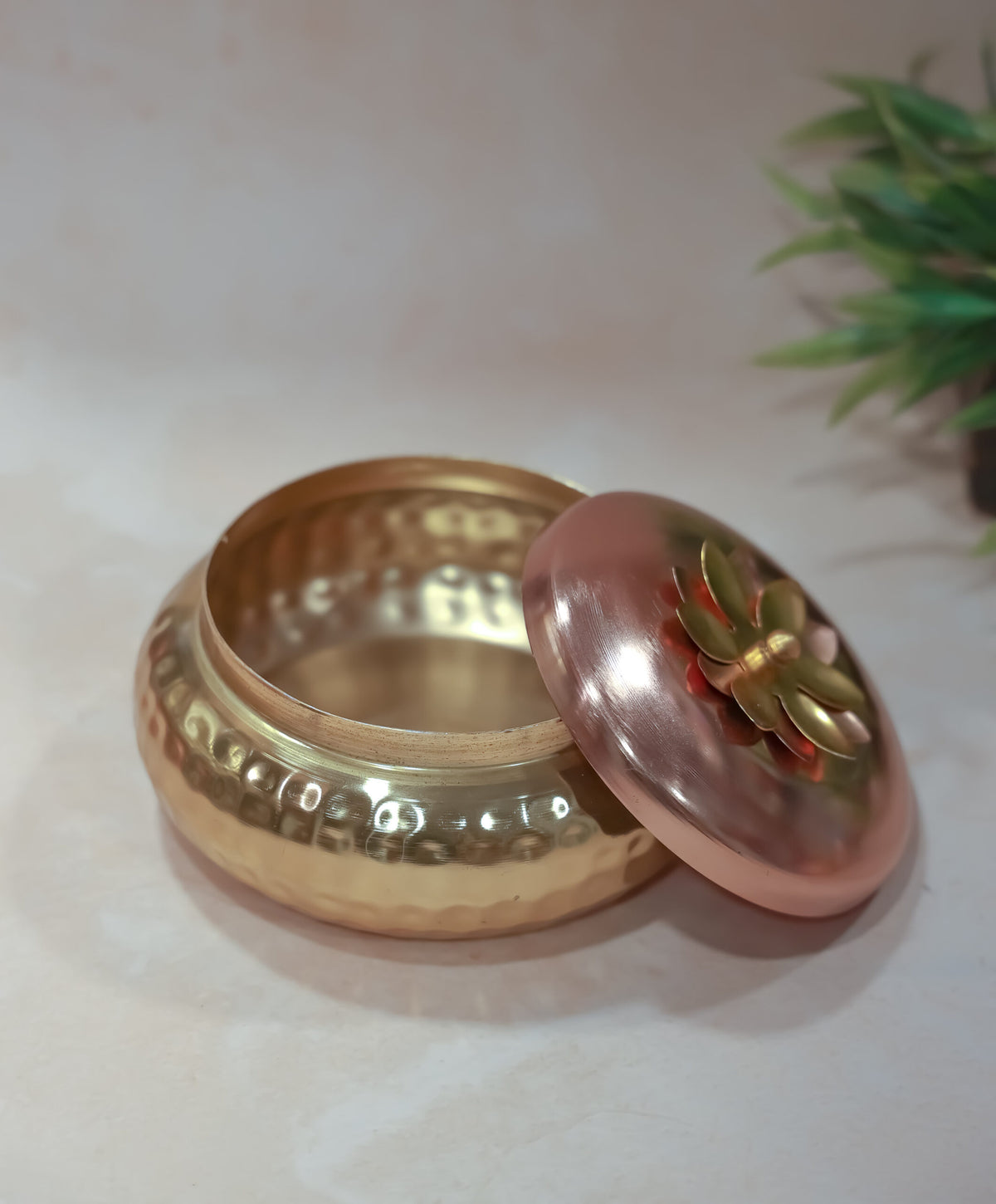 Metal Box Gold Finish - 50% OFF