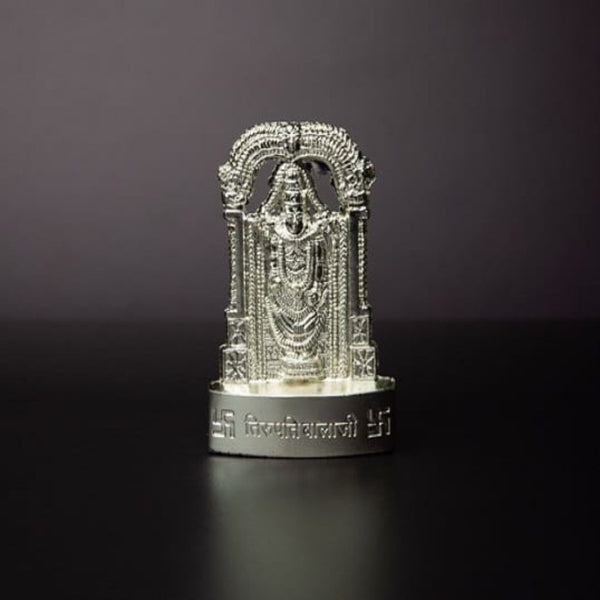 Balaji Silver finish statue