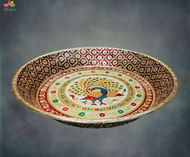 Meenakari Parat Plate