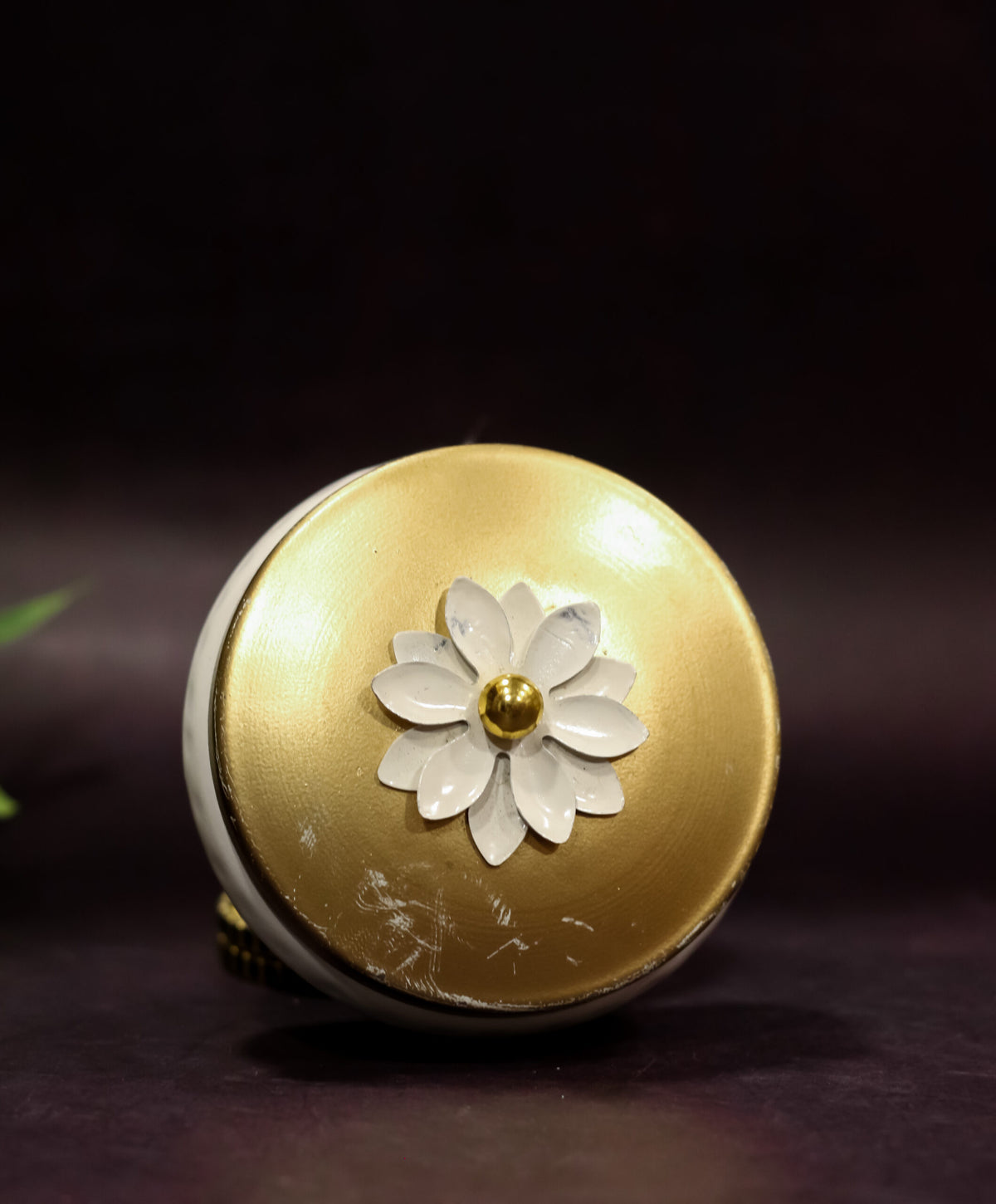 Polished metal box