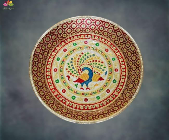 Meenakari Parat Plate