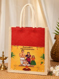 Upanayanam photo print jute bag