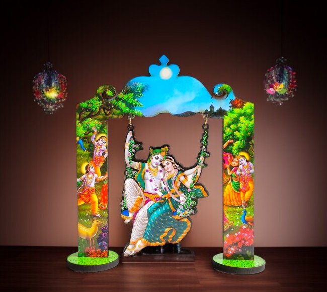 Krishna Leela Cutout