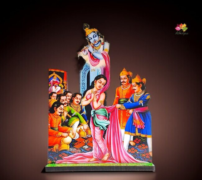 Krishna Leela Cutout