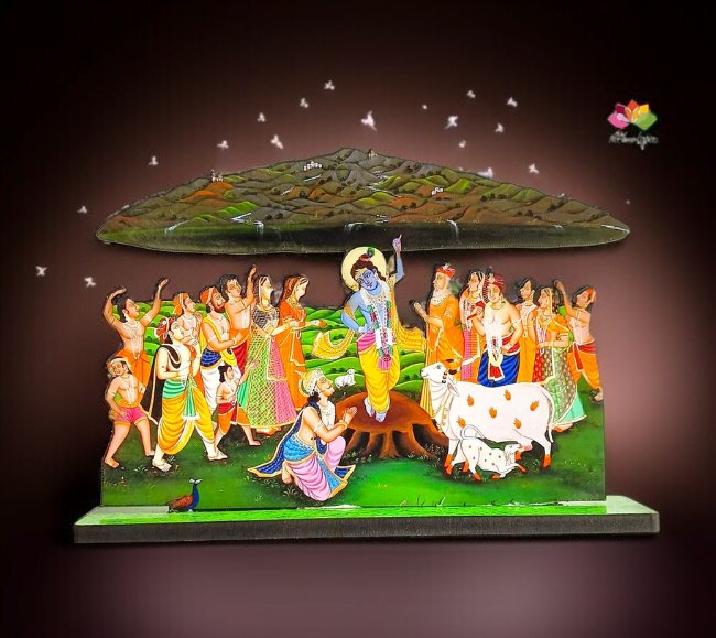Krishna Leela Cutout