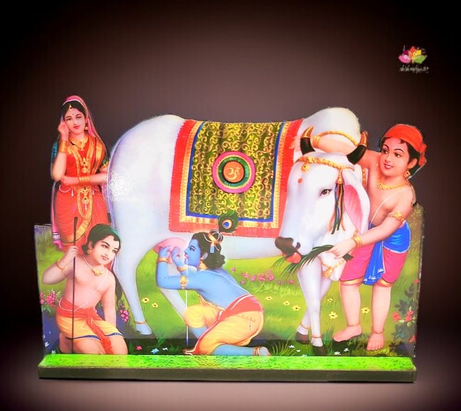 Krishna Leela Cutout
