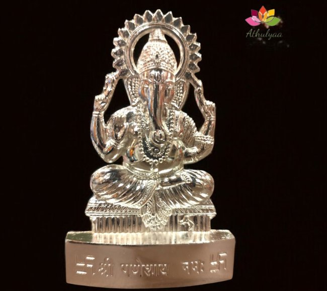 Ganesh Idol - silver