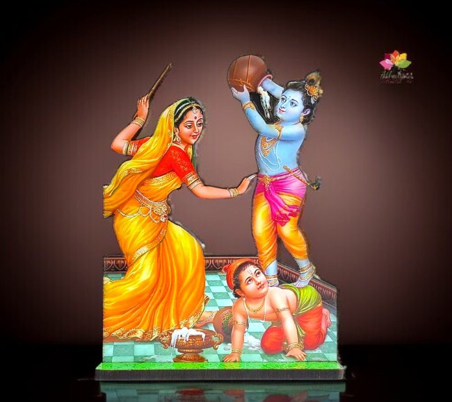 Krishna Leela Cutout