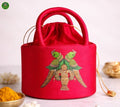 Hand embroidered Basket potli