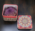 Mandala Print Square Box