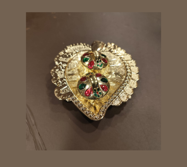 Leaf haldi kumkum platter - BUY ONE GET ONE