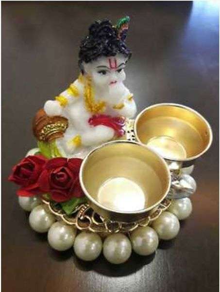 Krishna Haldi kumkum Platter