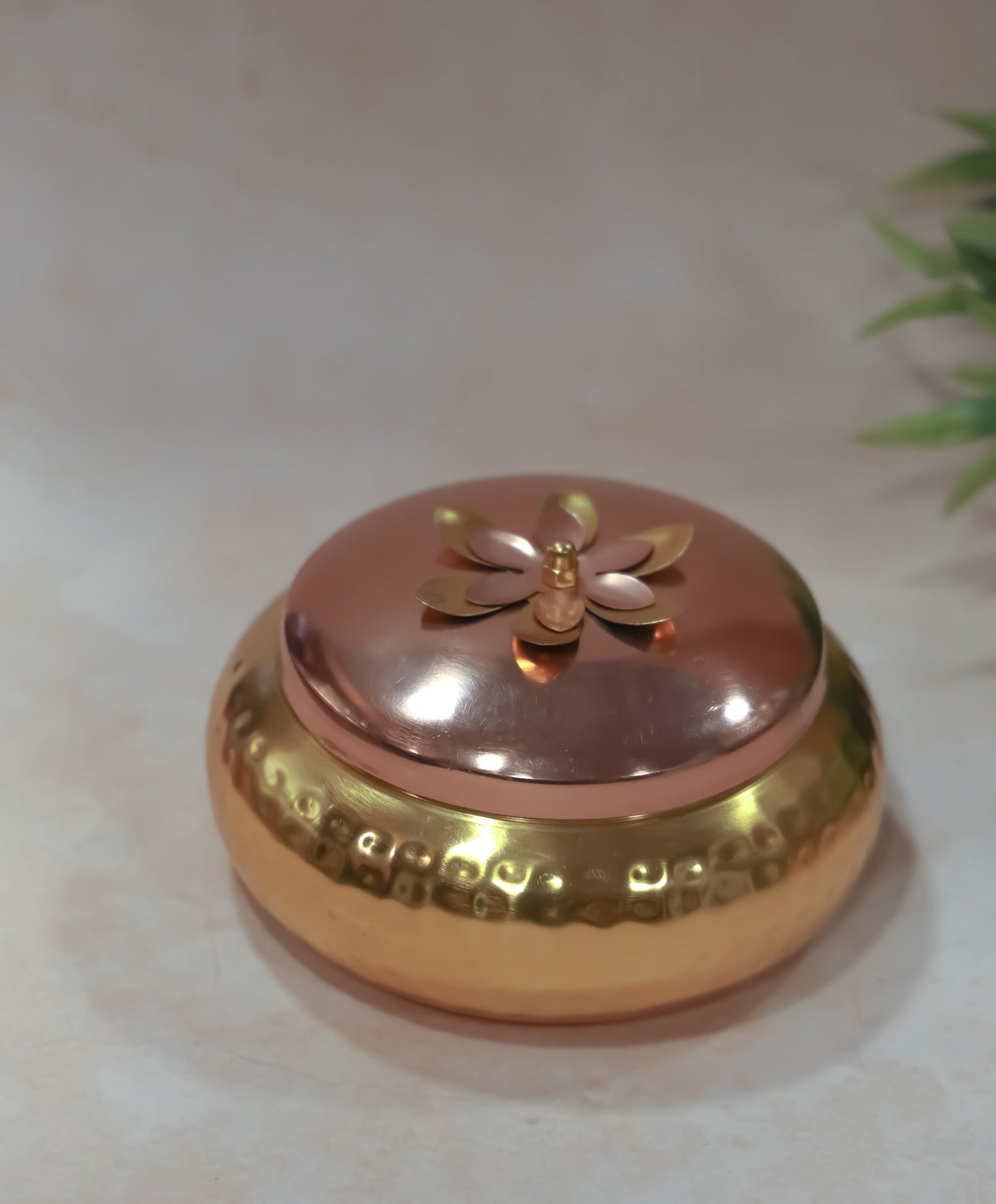 Metal Box Gold Finish - 50% OFF