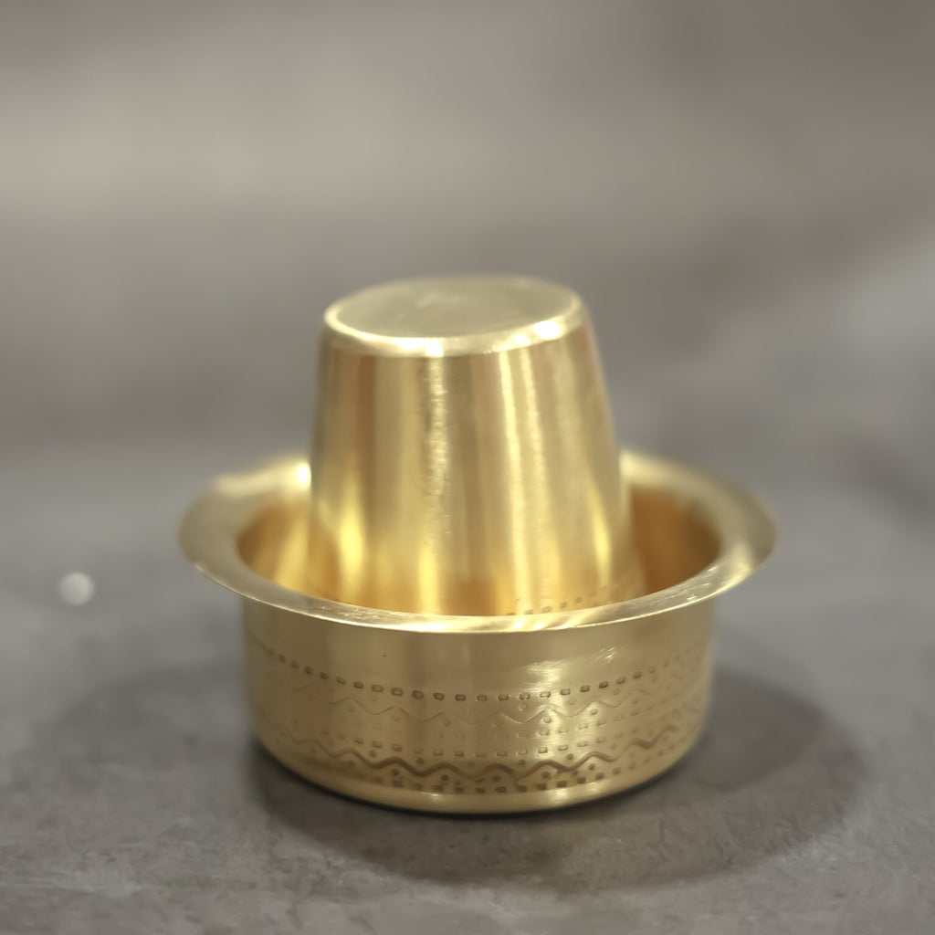 Twin Brass Davara Tumbler Set in Festive Gift Box