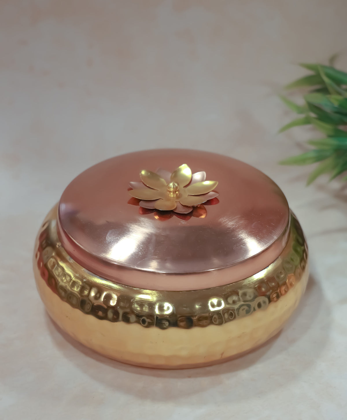 Metal Box Gold Finish - 50% OFF