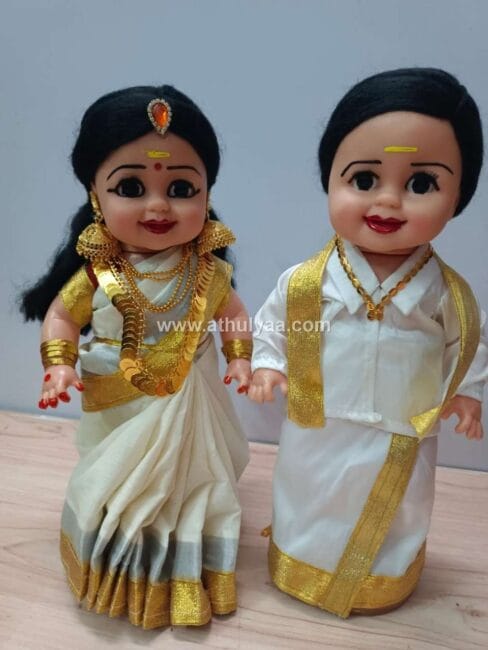 Kerala Bride and Groom Doll
