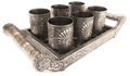 Decorative Tray-6 Glass Set