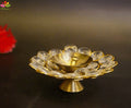 Crystal Akhand brass diya