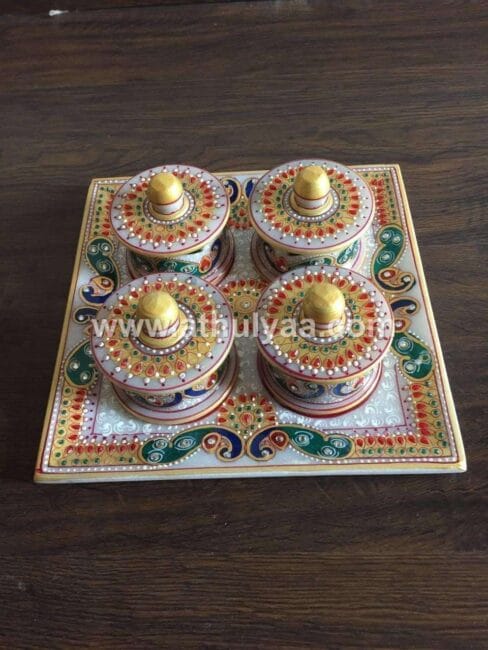Marble Dry Fruit Box