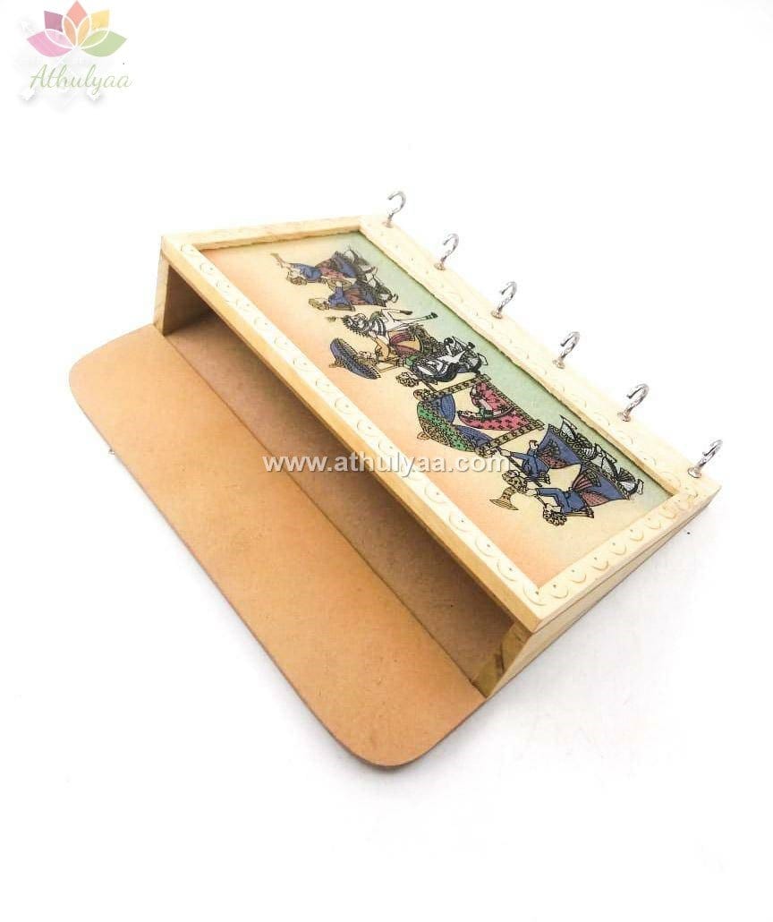 Rajasthani Work Letter Cum Key Holder