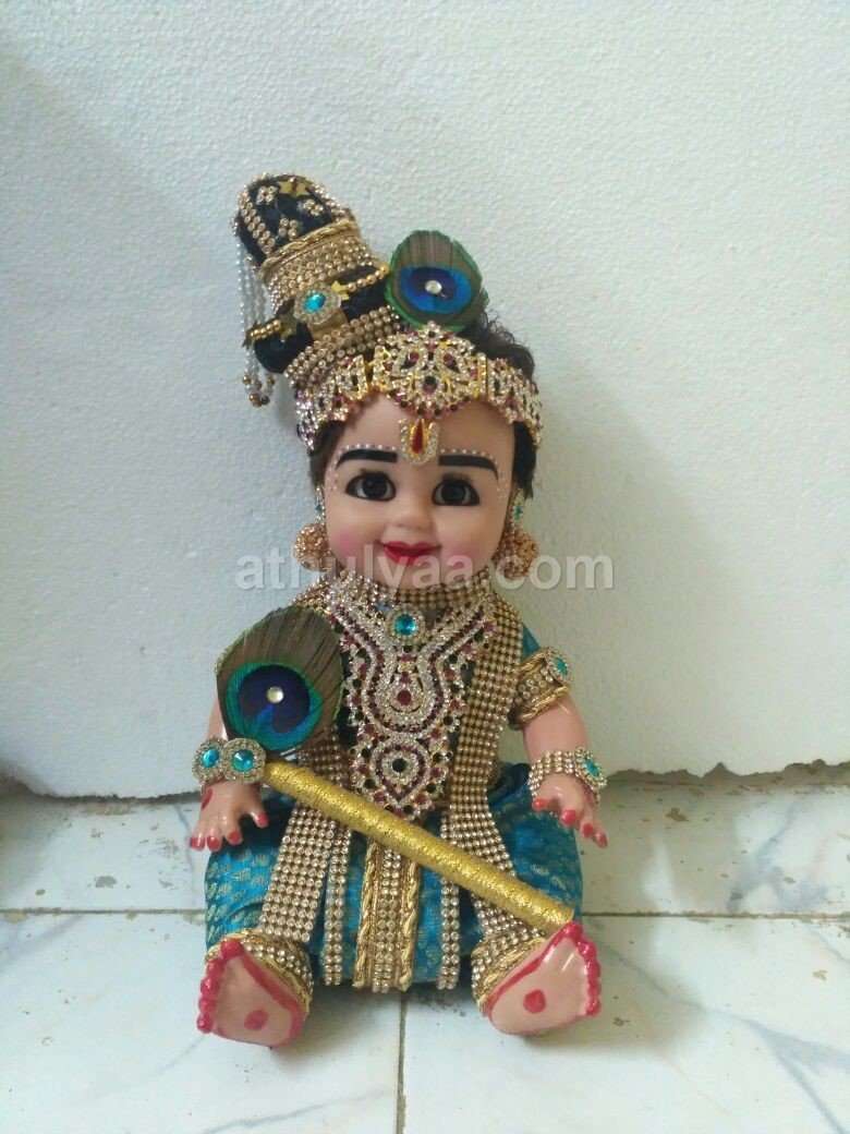 Ayush homam / 1st birthday smiling Krishna doll