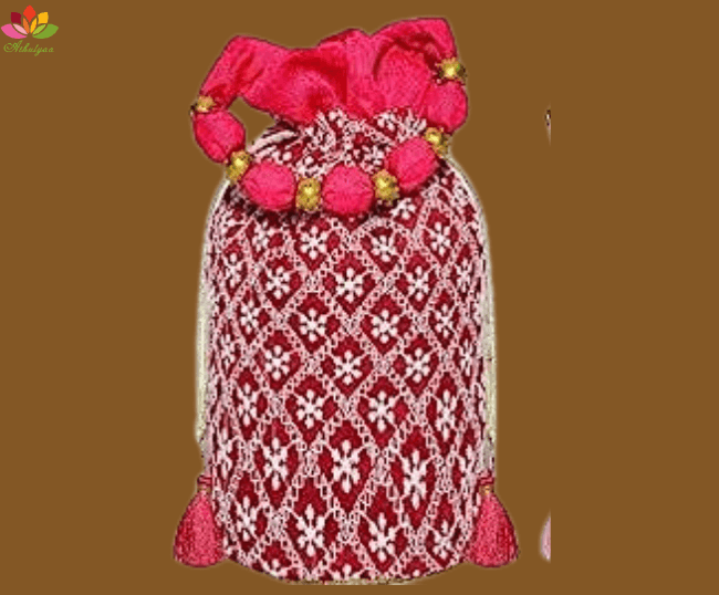 Chikankari Potali Bag
