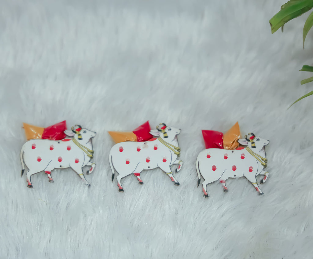 Pichwai Cow KumKum Packing with magnet