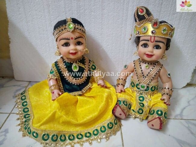 Radha Krishna wedding Couple Dolls