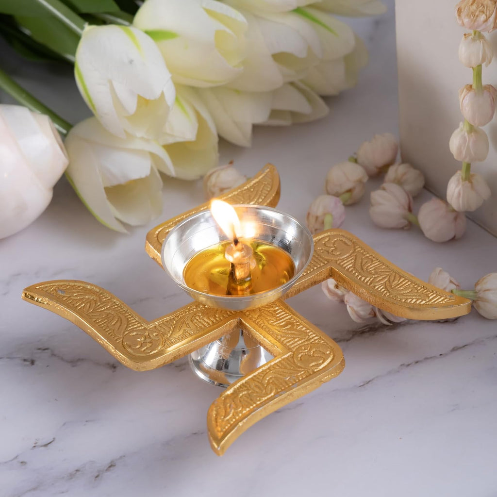Swastik Diya in box