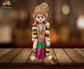 Margazhi Aandal Doll with Golden Crown