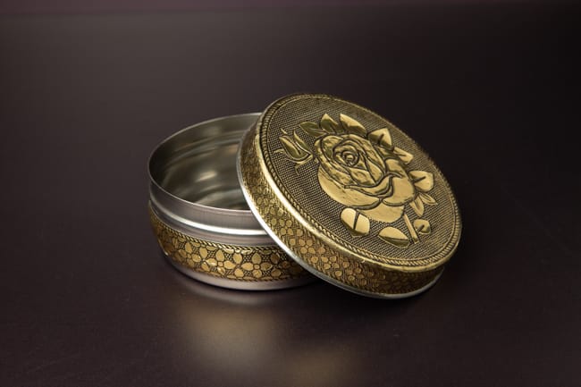 Golden Rose Dry Fruit Steel Box