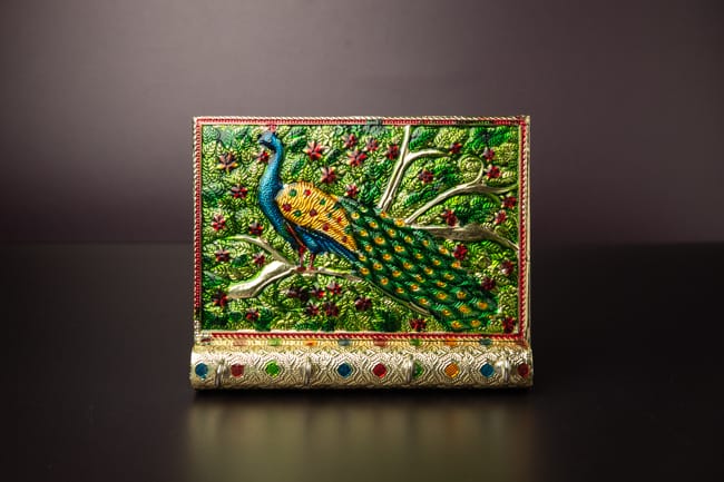 Colourful Peacock Key holder