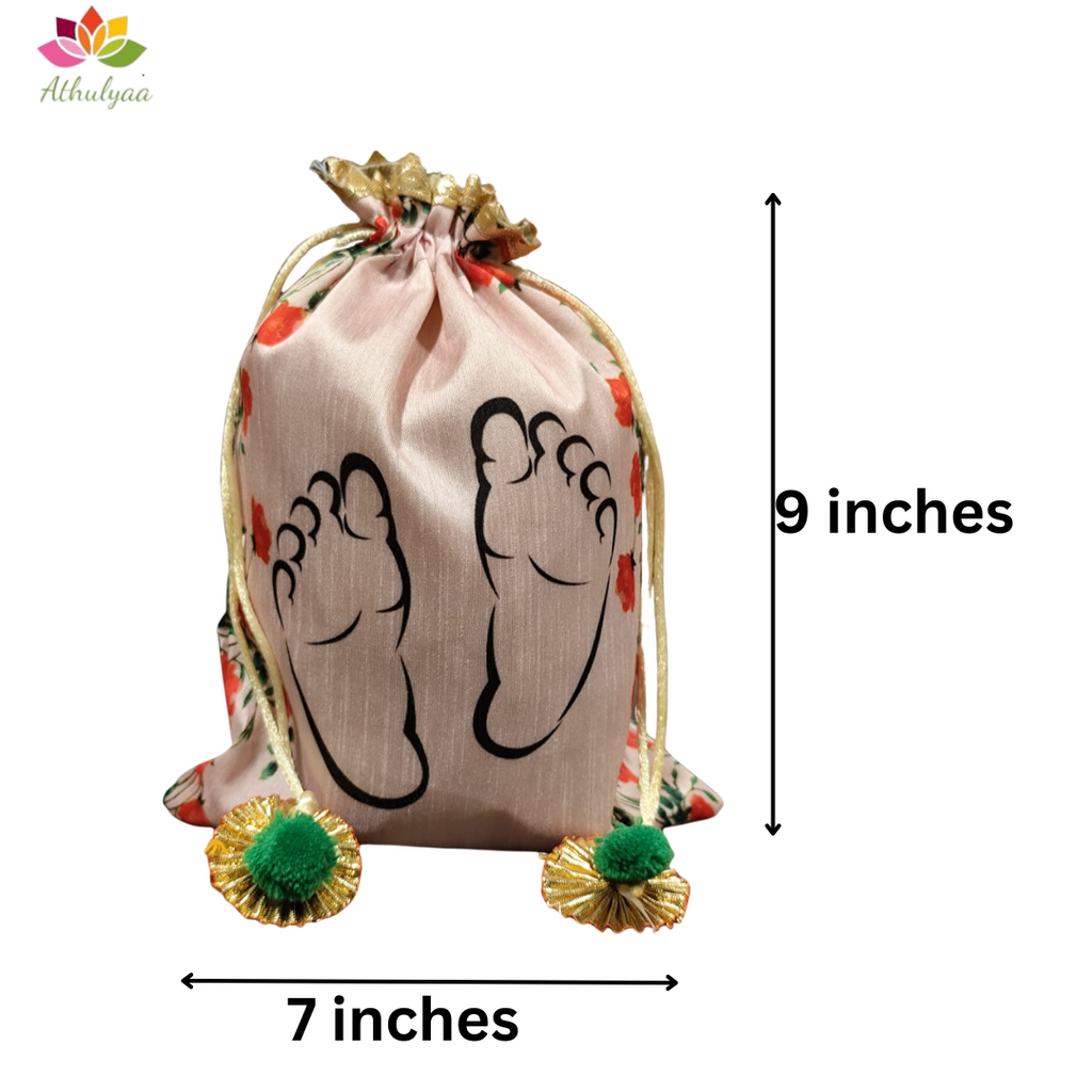 Baby shower Cute feet Potli