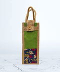 Jute Kalamkari Bottle bag