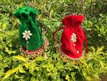 Velvet Ghungroo Potli