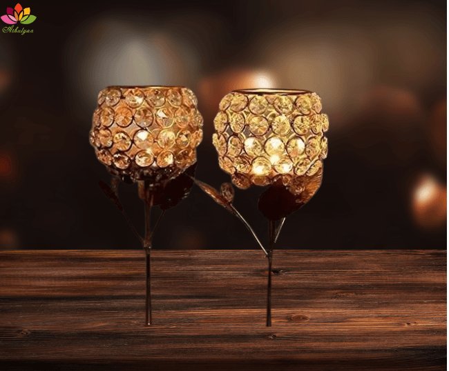 Crystal Candle Tlight Holder