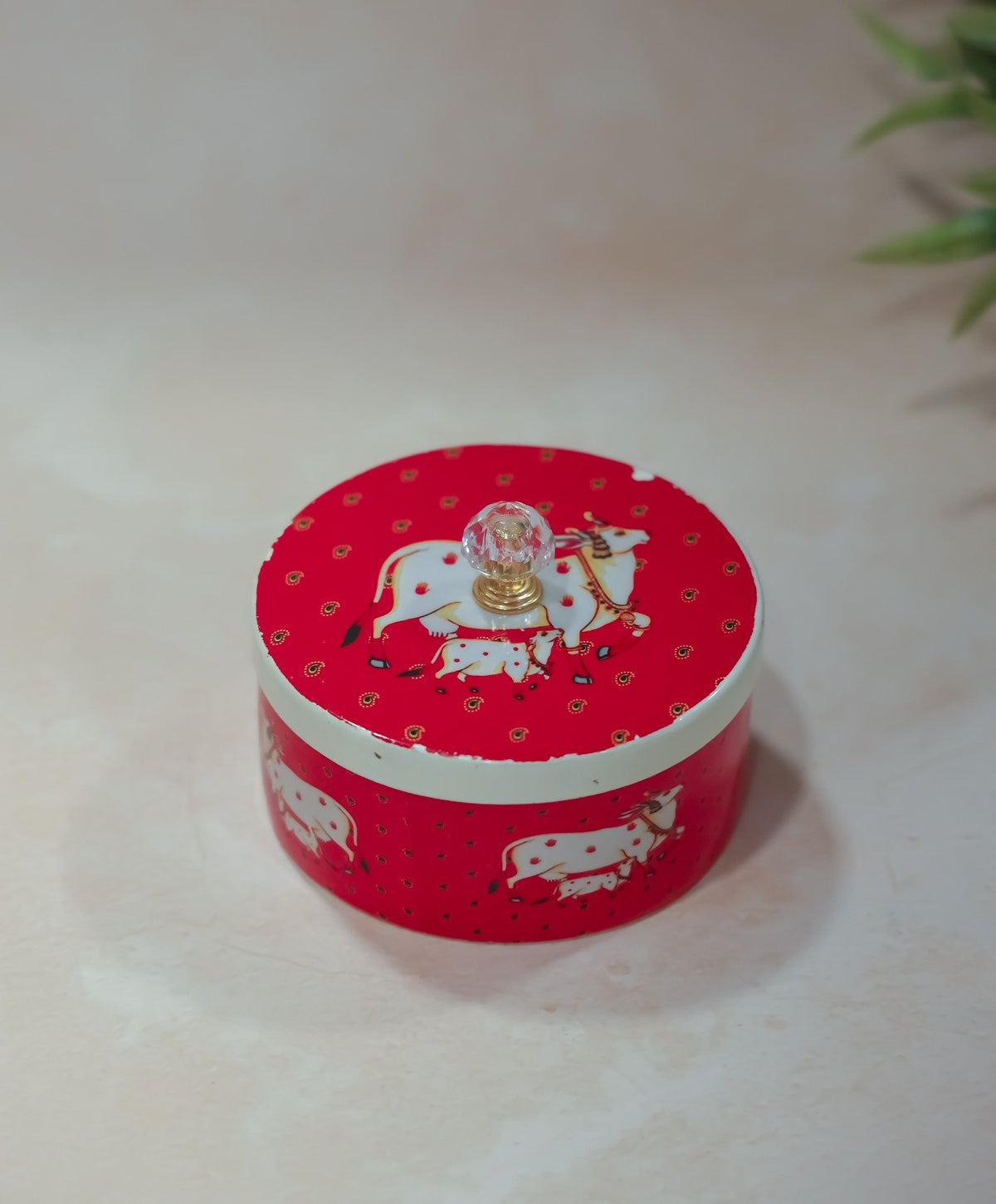 Pichwai art dry fruit box