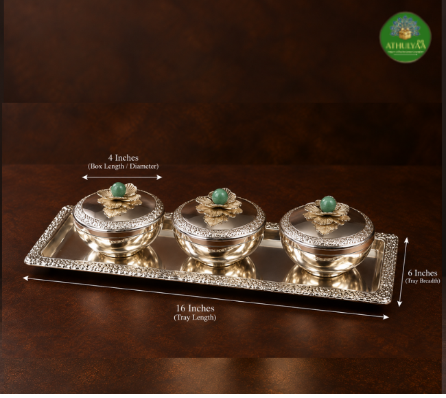 Aurelia Emerald Trio Set